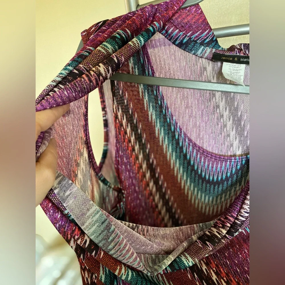 Jennie & Marlis multi-colored top - Picture 3 of 4